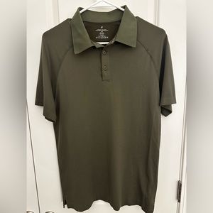 Fabletics Men’s medium OD Green Polo